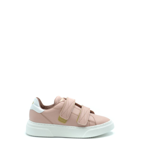 Baskets Femme en Cuir Rose - Philippe Model | Sports-Loisirs