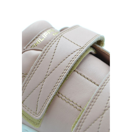 Baskets Femme en Cuir Rose - Philippe Model | Sports-Loisirs