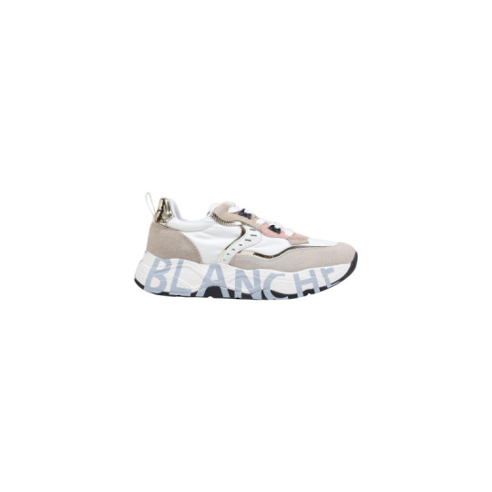 Baskets Femme Violet Blanche - Cuir & Nylon | Sports-Loisirs