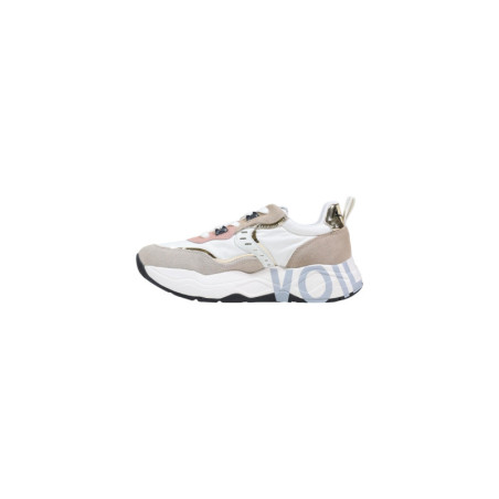 Baskets Femme Violet Blanche - Cuir & Nylon | Sports-Loisirs