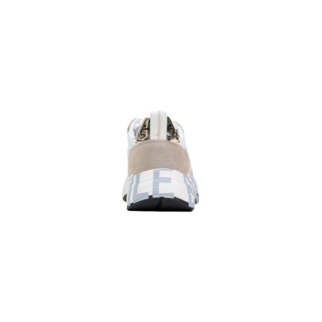Baskets Femme Violet Blanche - Cuir & Nylon | Sports-Loisirs