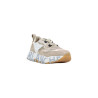 Baskets Femme Violet Blanche - Cuir & Nylon | Sports-Loisirs