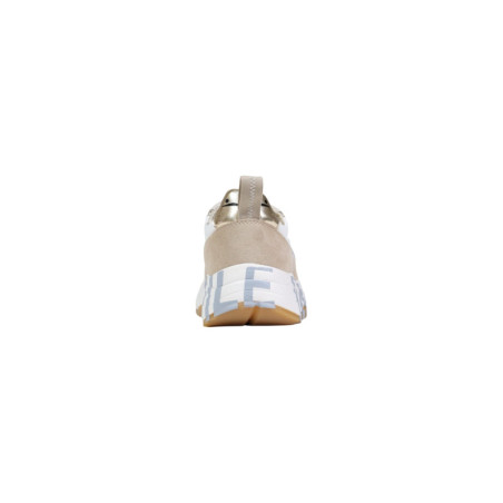 Baskets Femme Violet Blanche - Cuir & Nylon | Sports-Loisirs
