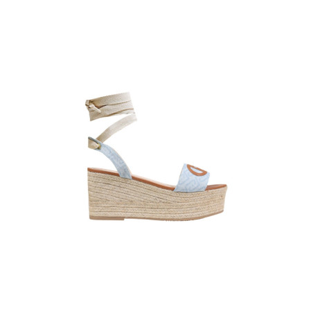 Sandales Femme Plateforme Bleu Azur - Liu Jo | Sports-Loisirs