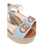 Sandales Femme Plateforme Bleu Azur - Liu Jo | Sports-Loisirs