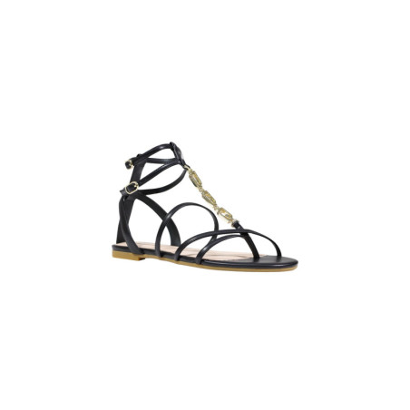 Sandales à lanières noires Liu Jo Femme | Sports-Loisirs