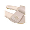 Mules Femme Beige en Cuir - Liu Jo | Sports-Loisirs