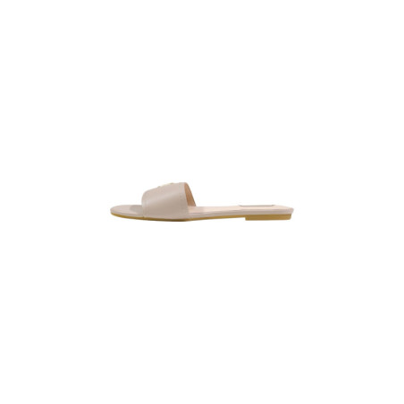 Mules Femme Beige en Cuir - Liu Jo | Sports-Loisirs