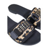 Mules Femme Léopard Noir - Guess | Sports-Loisirs