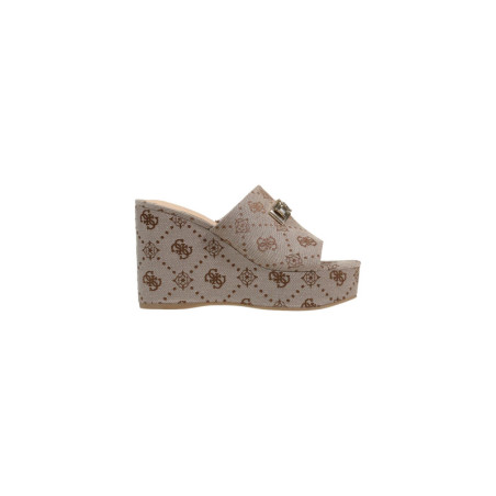 Mules Femme Beige à Plateforme - Guess | Sports-Loisirs