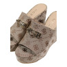 Mules Femme Beige à Plateforme - Guess | Sports-Loisirs