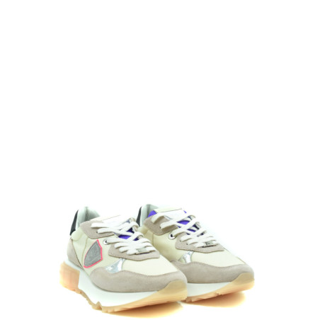 Baskets Femme Beige en Cuir - Philippe Model | Sports-Loisirs