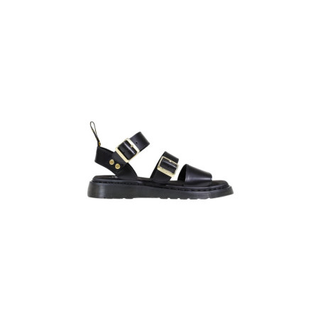 Sandales Femme Dr. Martens Cuir Noir | Sports-Loisirs