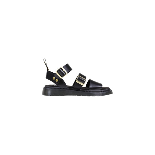 Sandales Femme Dr. Martens Cuir Noir | Sports-Loisirs