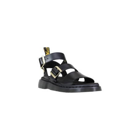 Sandales Femme Dr. Martens Cuir Noir | Sports-Loisirs