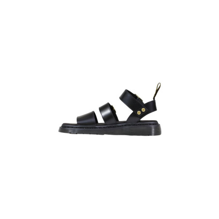Sandales Femme Dr. Martens Cuir Noir | Sports-Loisirs