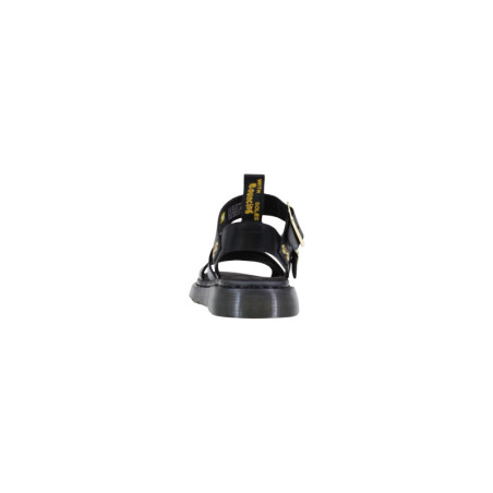 Sandales Femme Dr. Martens Cuir Noir | Sports-Loisirs
