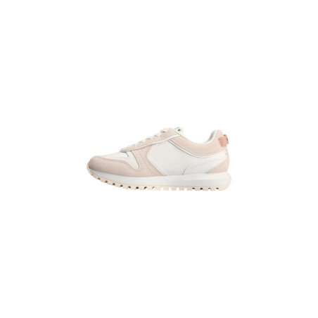 Baskets femme en cuir blanc - Calvin Klein Jeans | Sports-Loisirs