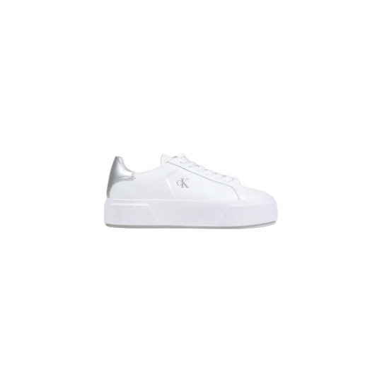 Baskets Femme en Cuir Blanc - Calvin Klein | Sports-Loisirs
