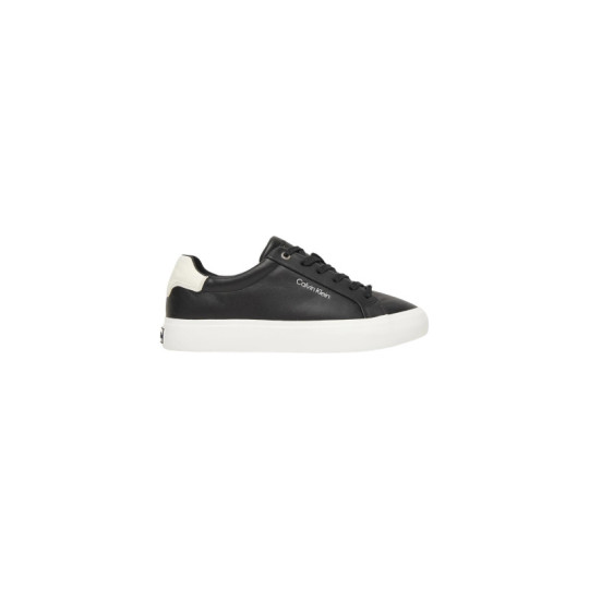 Baskets Femme en Cuir Noir - Calvin Klein | Sports-Loisirs