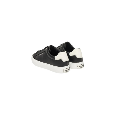 Baskets Femme en Cuir Noir - Calvin Klein | Sports-Loisirs
