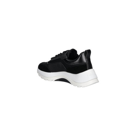 Baskets Femme en Cuir Noir - Calvin Klein | Sports-Loisirs