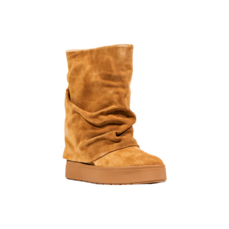 Bottes Femme Camel en Daim - Guess | Sports-Loisirs