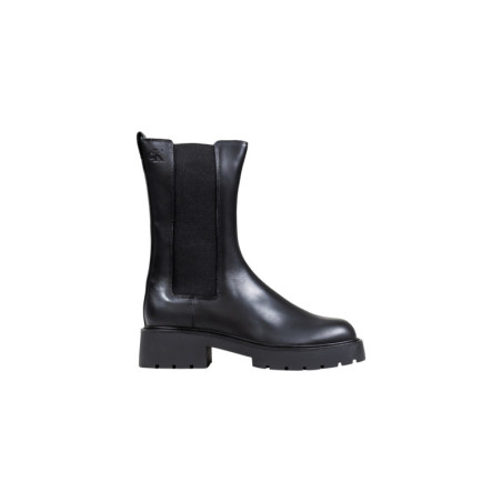 Bottes Femme en Cuir Noir - Calvin Klein Jeans | Sports-Loisirs