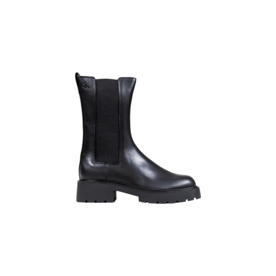 Bottes Femme en Cuir Noir - Calvin Klein Jeans | Sports-Loisirs