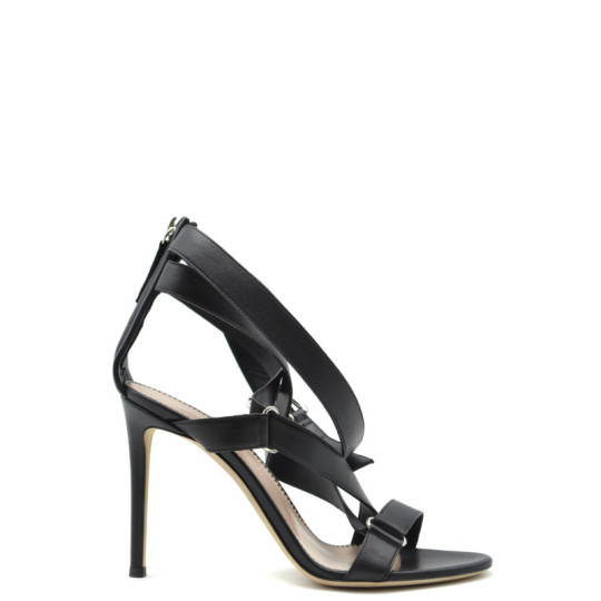 Sandales Femme Cuir Noir - Giuseppe Zanotti | Sports-Loisirs