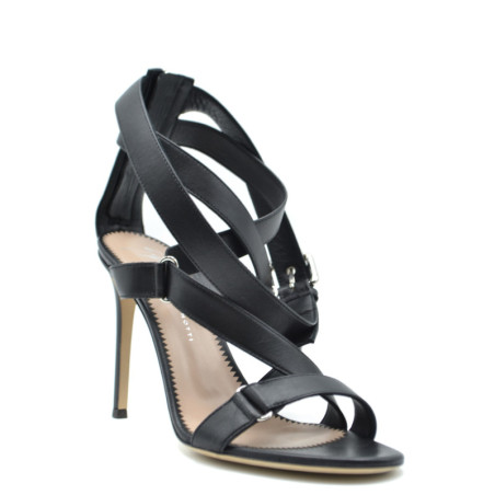 Sandales Femme Cuir Noir - Giuseppe Zanotti | Sports-Loisirs
