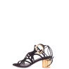 Sandales compensées femme noires - Ferragamo | Sports-Loisirs