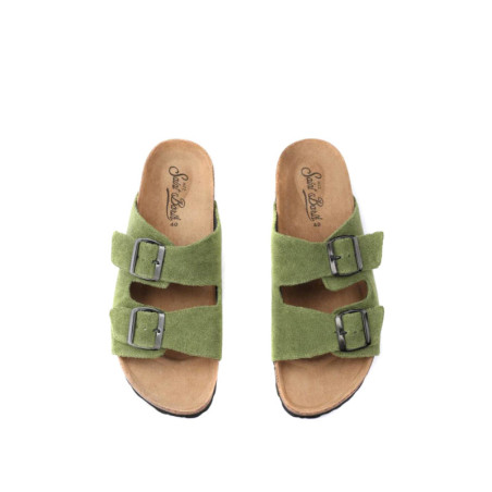 Mules Femme Vertes Pointues - Mc2 Saint Barth | Sports-Loisirs