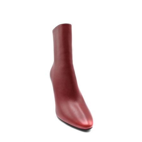 Bottines Femme Rouge en Cuir - Saint Laurent | Sports-Loisirs