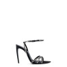 Sandales Femme Noires à Talons - Saint Laurent | Sports-Loisirs