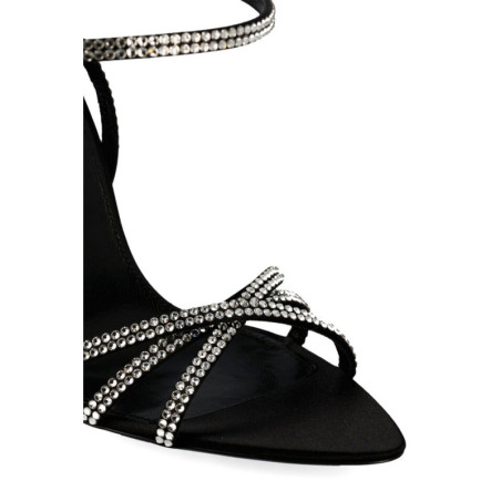 Sandales Femme Noires à Talons - Saint Laurent | Sports-Loisirs