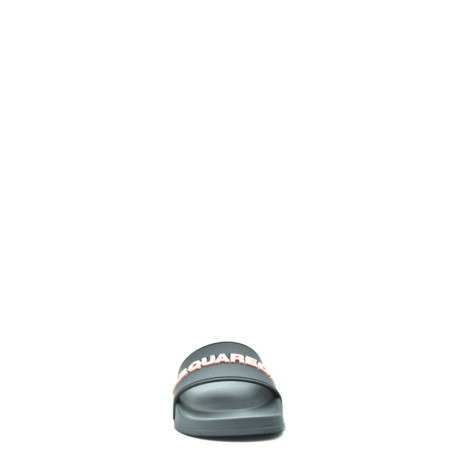 Mules Femme Noires Imprimées - Dsquared2 | Sports-Loisirs