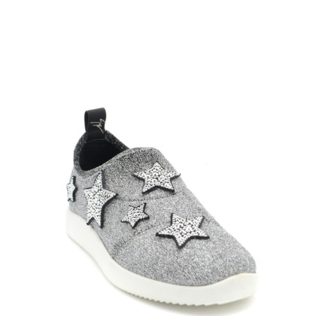 Baskets Femme Argentées - Giuseppe Zanotti | Sports-Loisirs