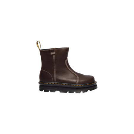 Bottes Femme en Cuir Marron - Dr. Martens | Sports-Loisirs
