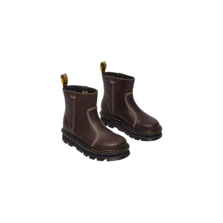 Bottes Femme en Cuir Marron - Dr. Martens | Sports-Loisirs