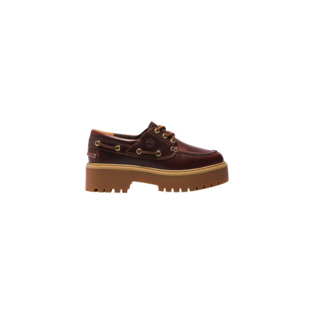 Derbies Femme Bordeaux en Cuir - Timberland | Sports-Loisirs