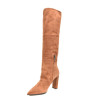 Bottes compensées femme en chamois - Ninalilou | Sports-Loisirs
