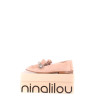 Mocassins Femme Strass Cuir - Ninalilou | Sports-Loisirs