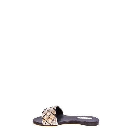 Mules Femme Strass Cuir - Ninalilou | Sports-Loisirs