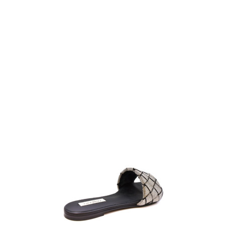 Mules Femme Strass Cuir - Ninalilou | Sports-Loisirs
