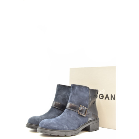 Bottines Femme Grises en Cuir - Hogan | Sports-Loisirs