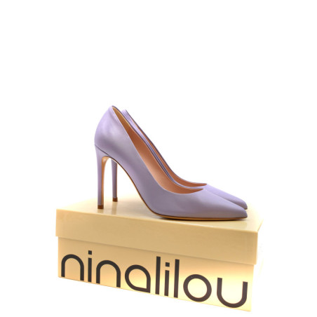 Escarpins Femme Lilas en Cuir - Ninalilou | Sports-Loisirs
