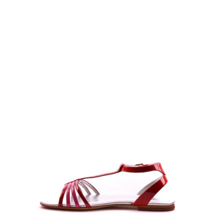 Sandales Femme Hogan Rouge | Sports-Loisirs