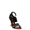 Sandales Femme en Cuir Noir - Alexander McQueen | Sports-Loisirs