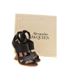 Sandales Femme en Cuir Noir - Alexander McQueen | Sports-Loisirs